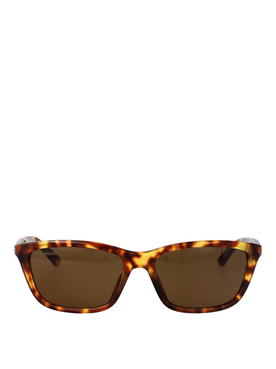 Balenciaga Lunettes De Soleil - Marron