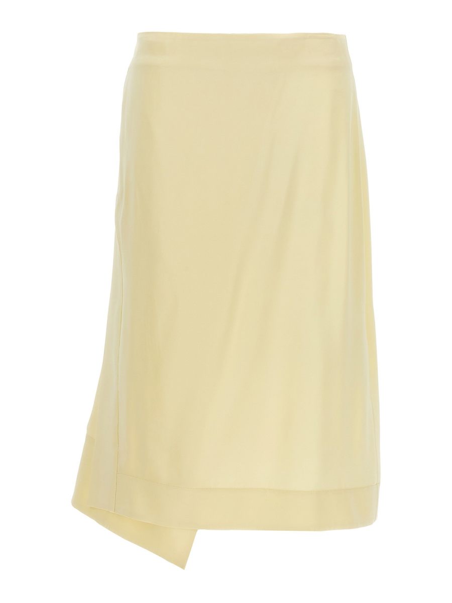 Jil Sander Jupe Midi - Jaune