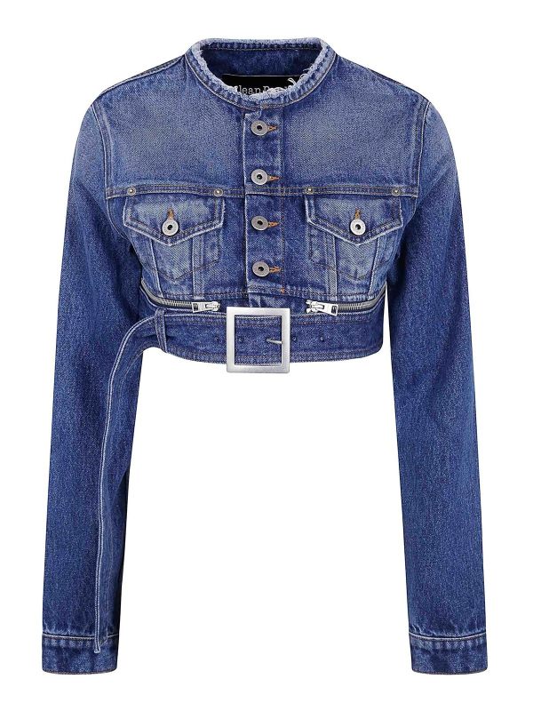 Jean Paul Gaultier Veste En Jean - Bleu