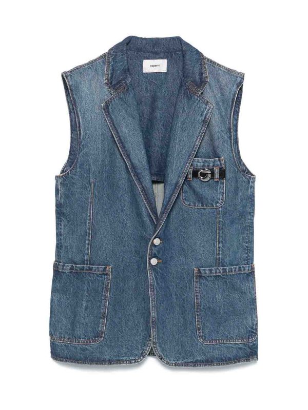Coperni Veste En Jean - Bleu