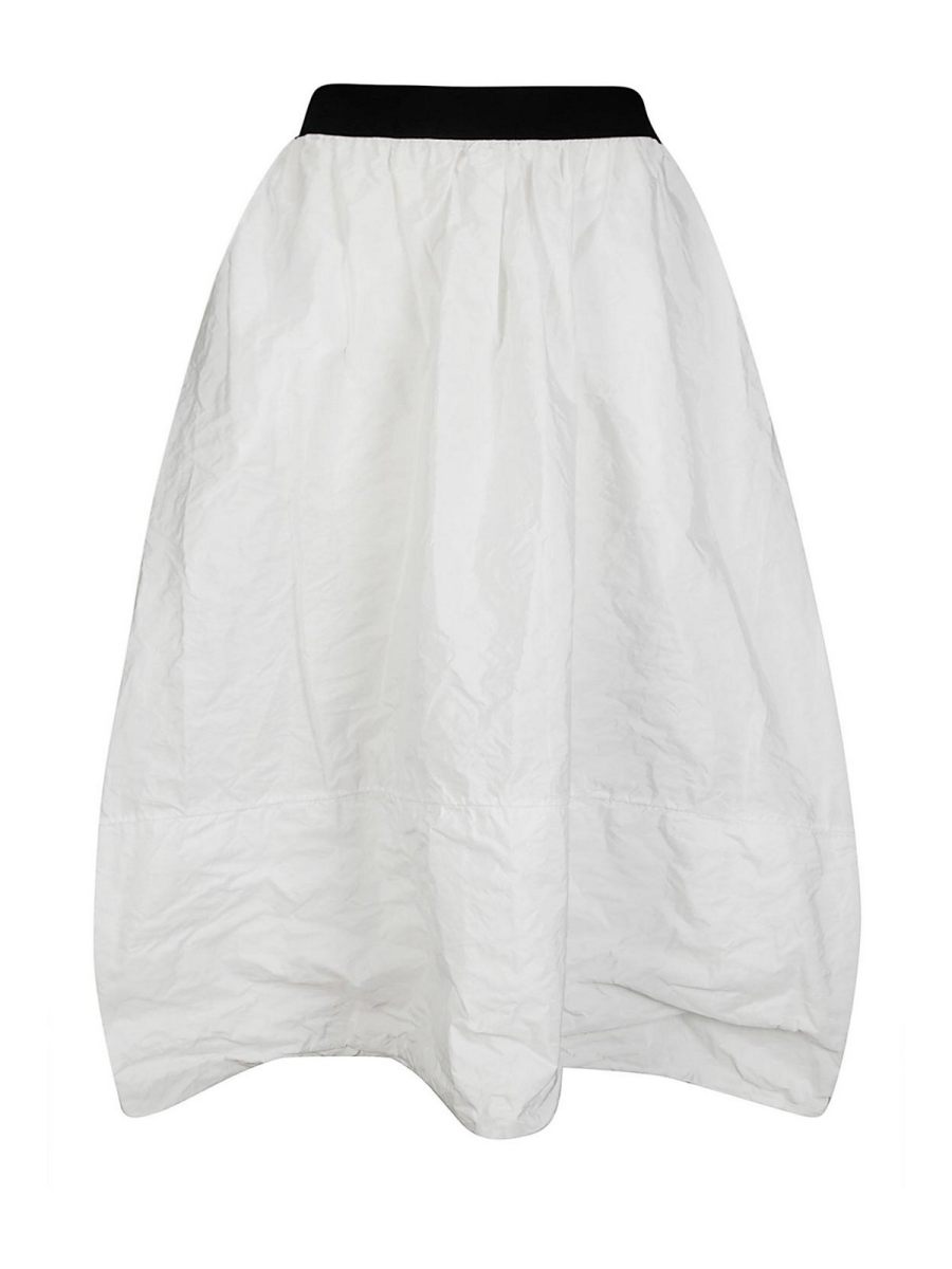 Maria Calderara Jupe Midi - Blanc