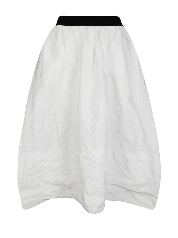 Maria Calderara Jupe Midi - Blanc