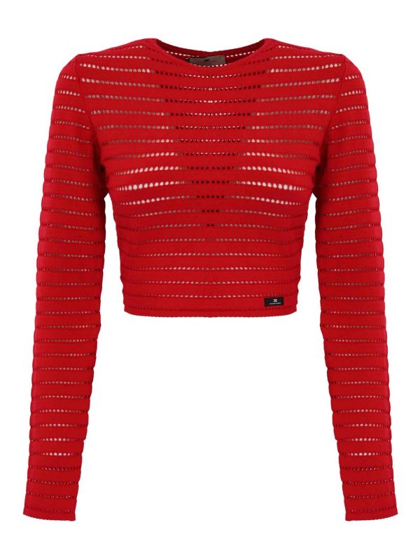 Elisabetta Franchi Top - Rouge