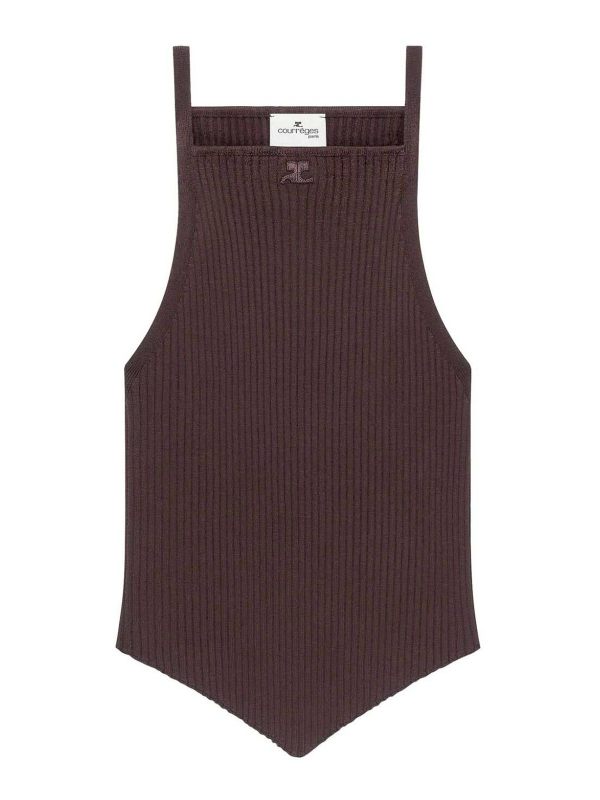 Courreges Top - Marron