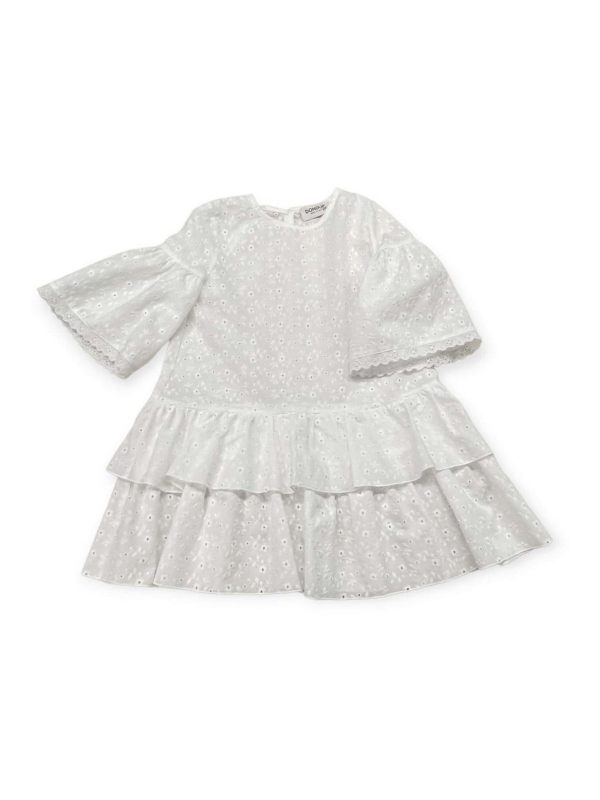 Dondup Robe Au Genou - Blanc