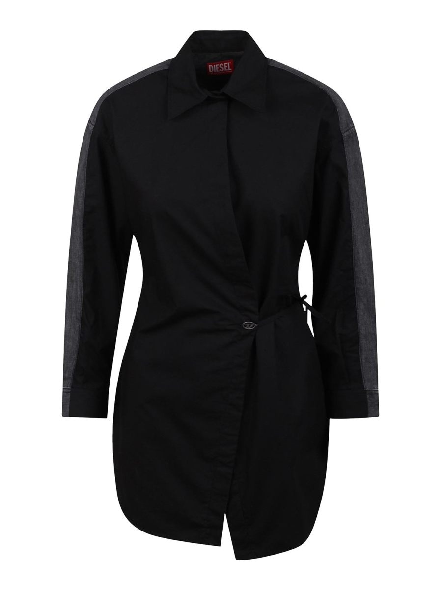 Diesel Robe Courte - Noir