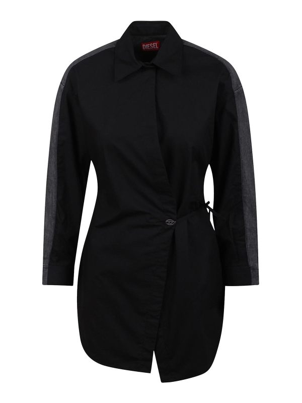 Diesel Robe Courte - Noir