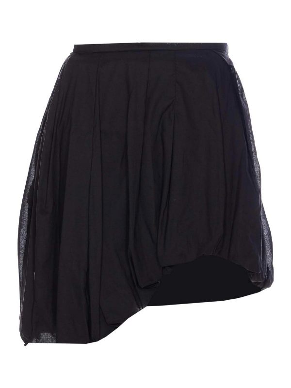 Thelatest Jupe Midi - Noir