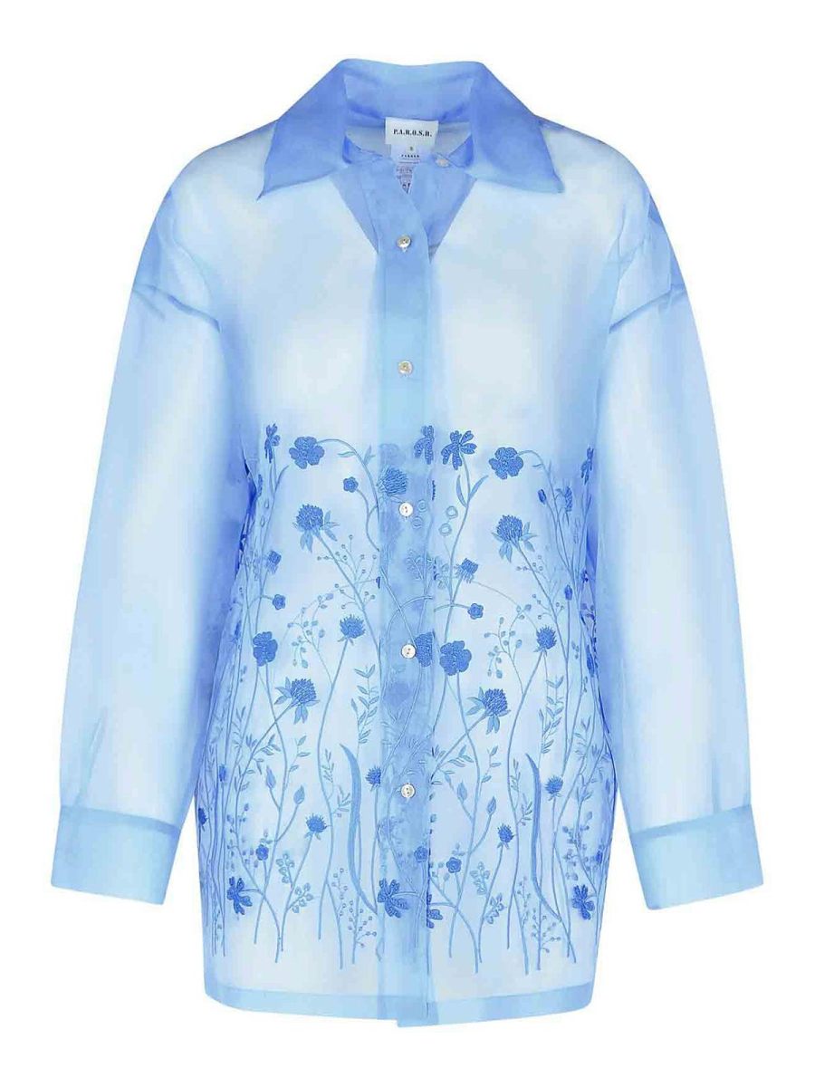 P. A.R. O.S. H. Chemise - Bleu Clair