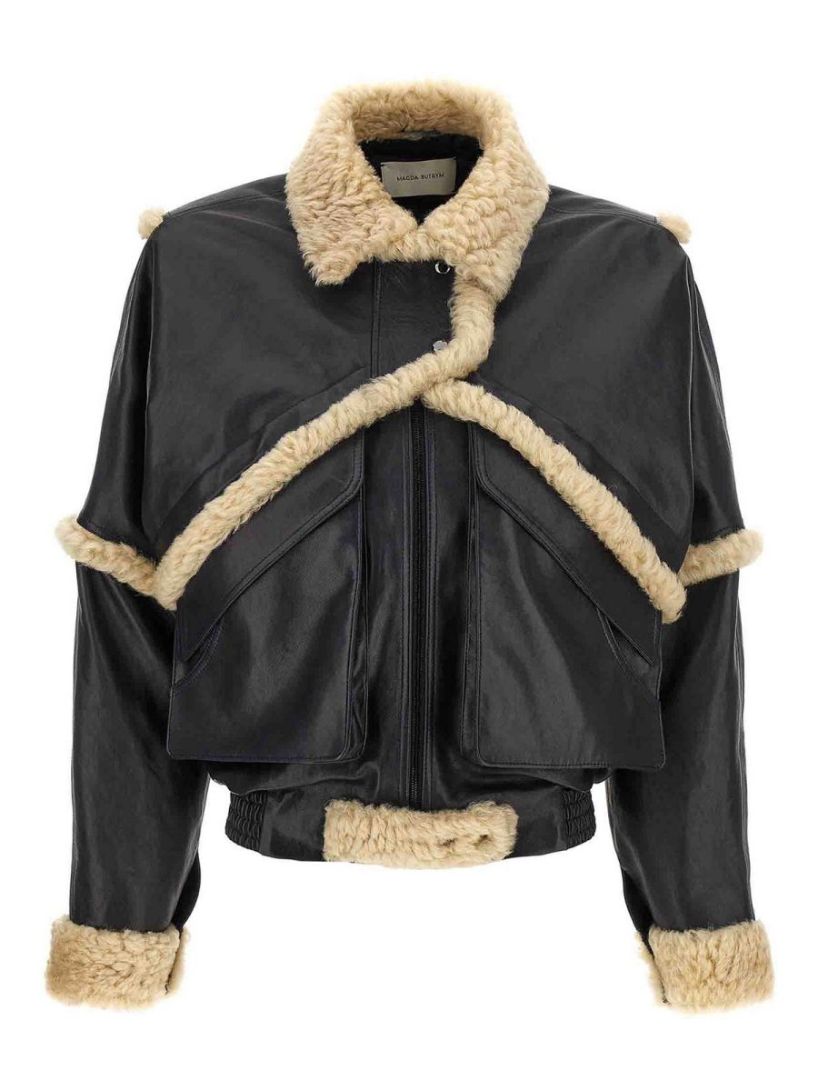 Magda Butrym Veste Casual - Bleu