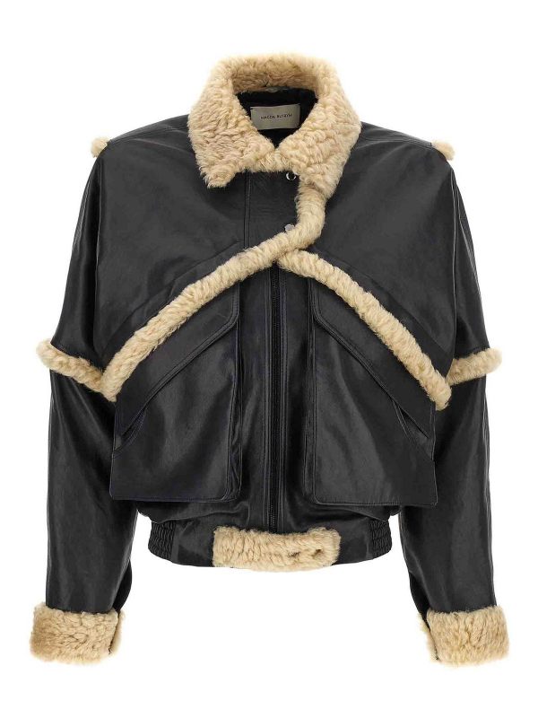 Magda Butrym Veste Casual - Bleu