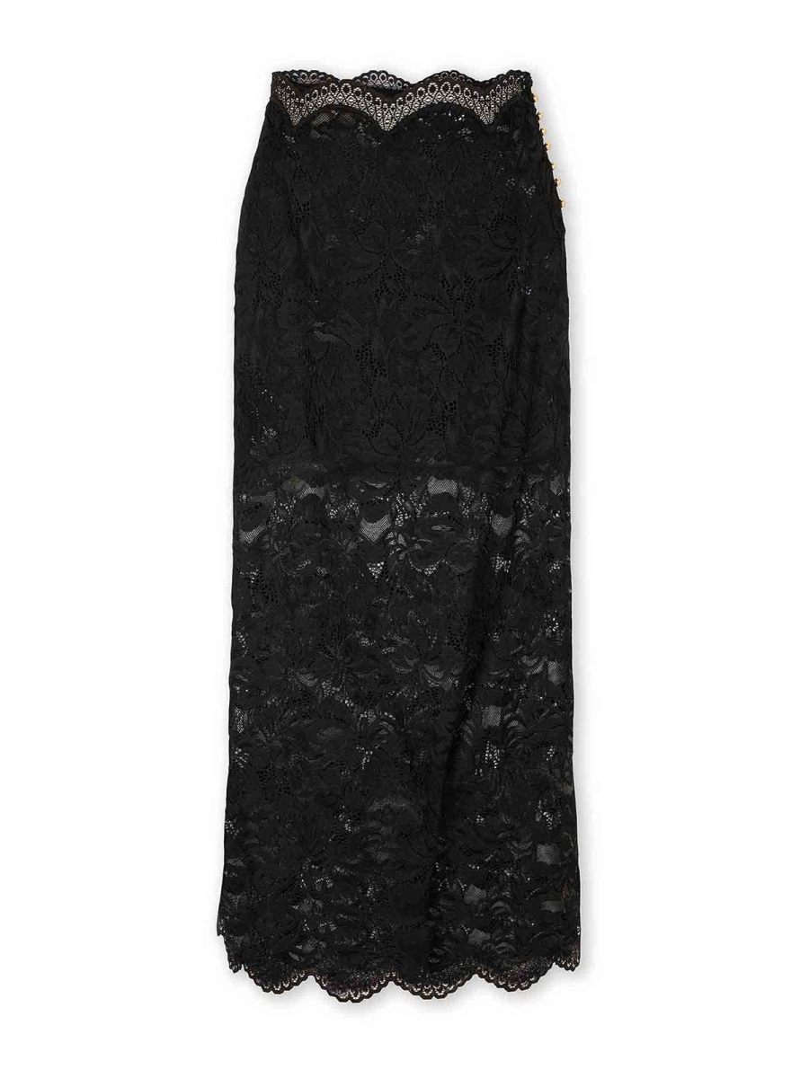 Rabanne Jupe Midi - Noir