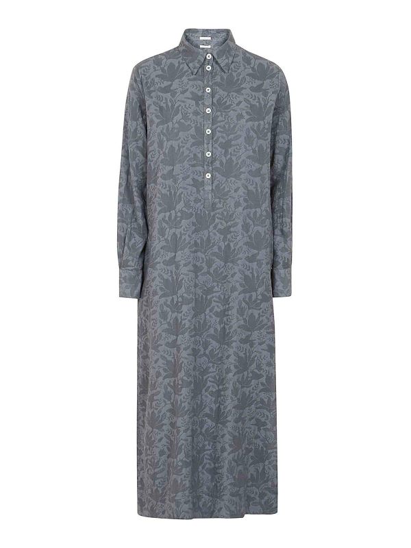 Massimo Alba Robe Au Genou - Blanc