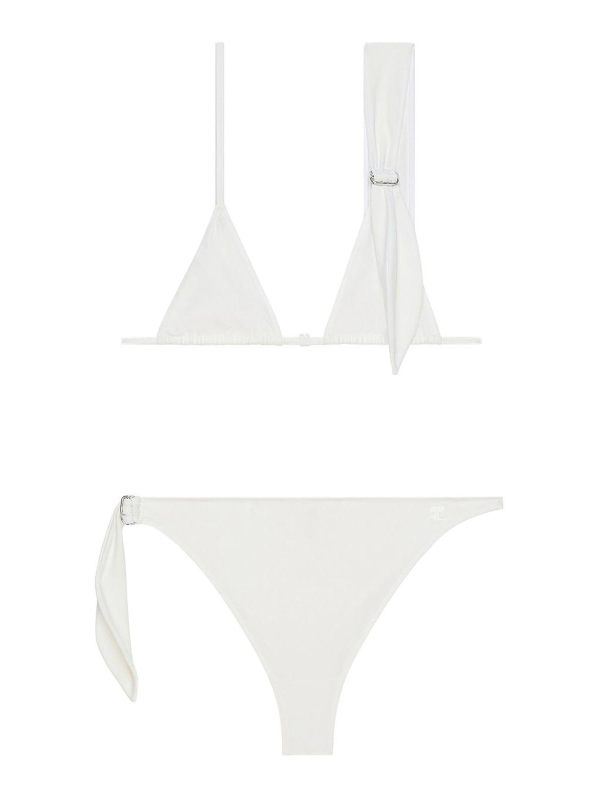 Courreges Maillot De Bain - Blanc