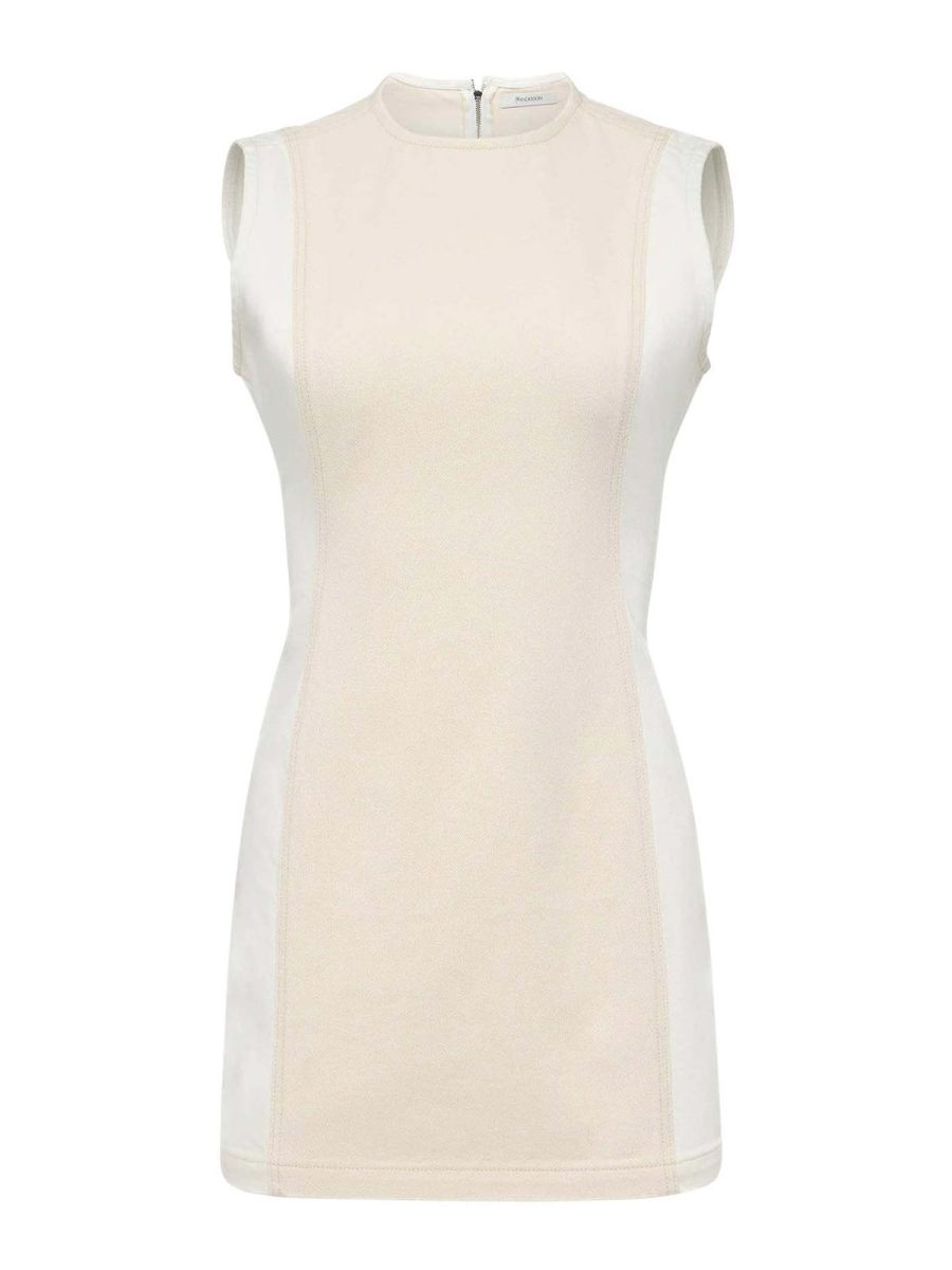 J. W. Anderson Robe Au Genou - Blanc
