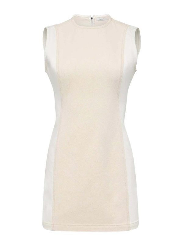 J. W. Anderson Robe Au Genou - Blanc