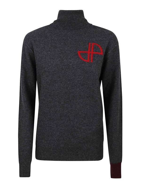 Patou Pull Col Roulé - Gris