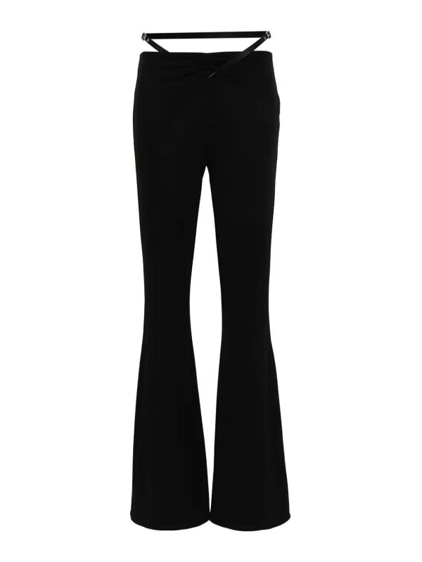 Courreges Pantalons Décontractés - Noir