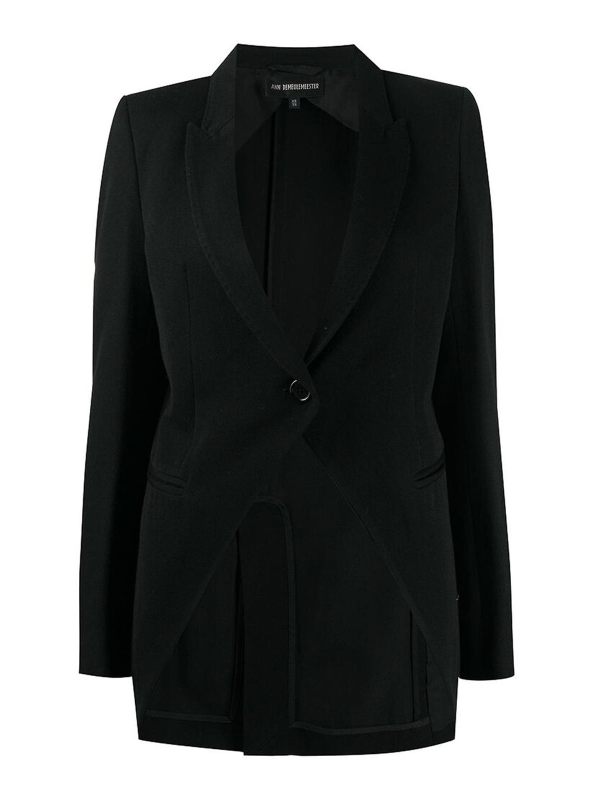Ann Demeulemeester Blazer - Noir