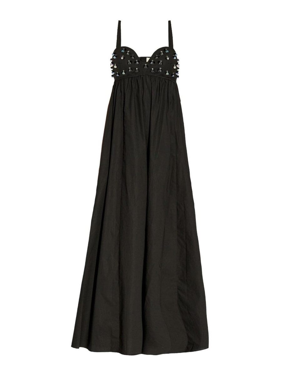 Ulla Johnson Robe Au Genou - Noir