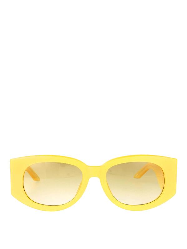 Casablanca Lunettes De Soleil - Jaune