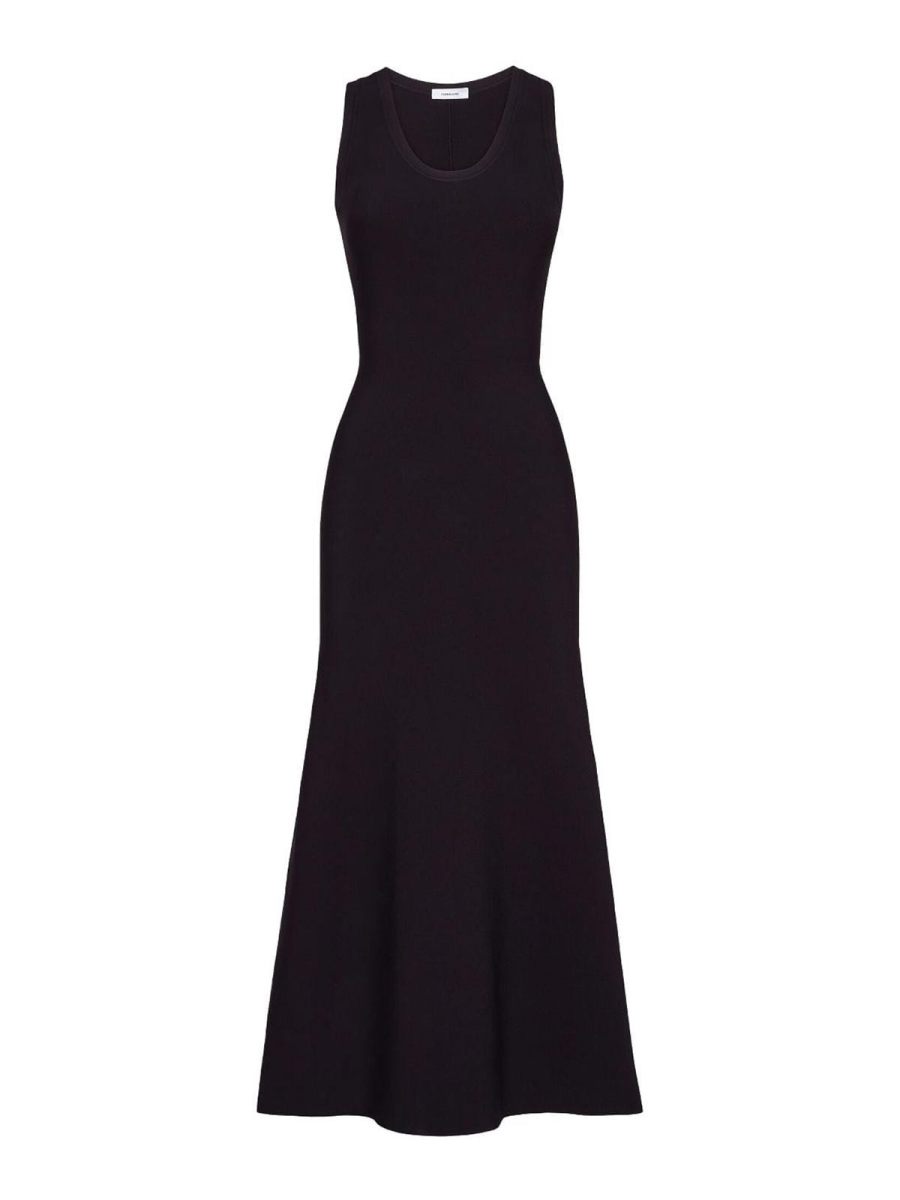 Ferragamo Robe Au Genou - Noir