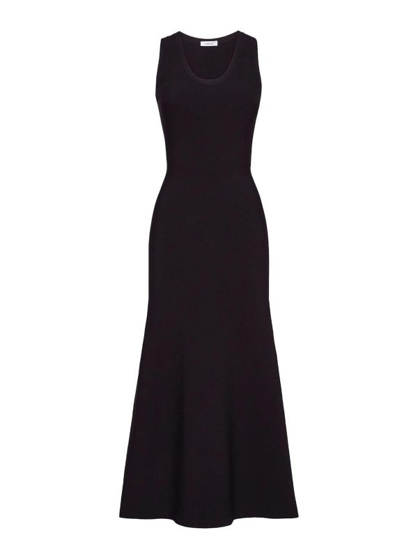Ferragamo Robe Au Genou - Noir