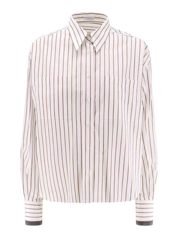 Brunello Cucinelli Chemise - Bleu