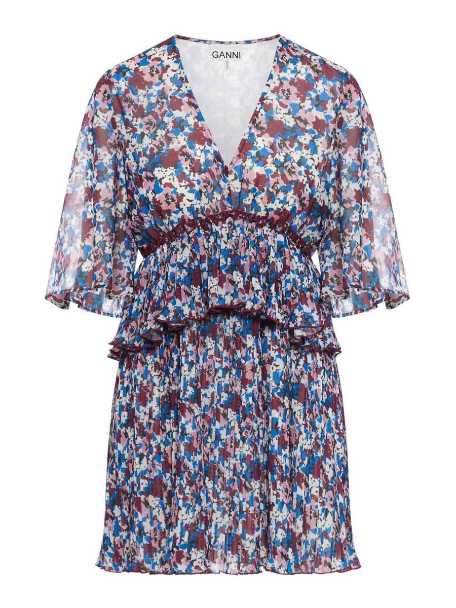 Ganni Robe Courte - Multicolore