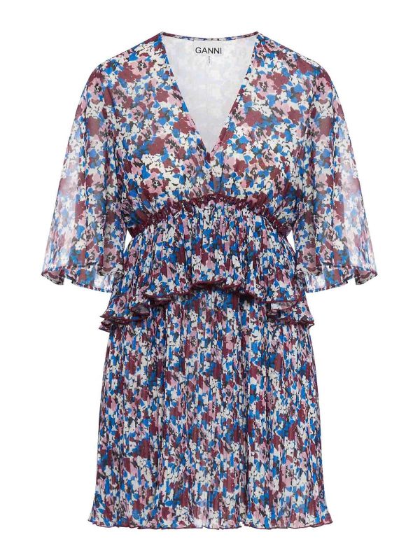 Ganni Robe Courte - Multicolore
