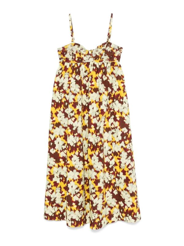 Ulla Johnson Robe Au Genou - Marron