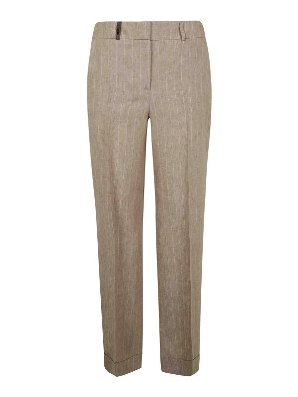 Peserico Pantalon Couturier - Couleur Chair