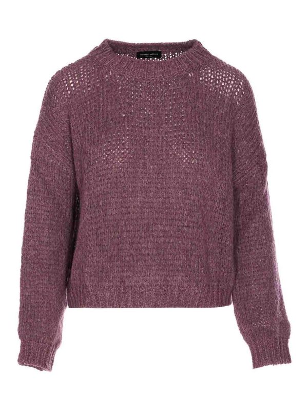 Roberto Collina Pull Col Rond - Violet