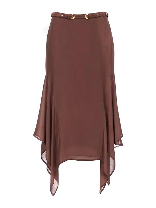 Pinko Jupe Midi - Marron