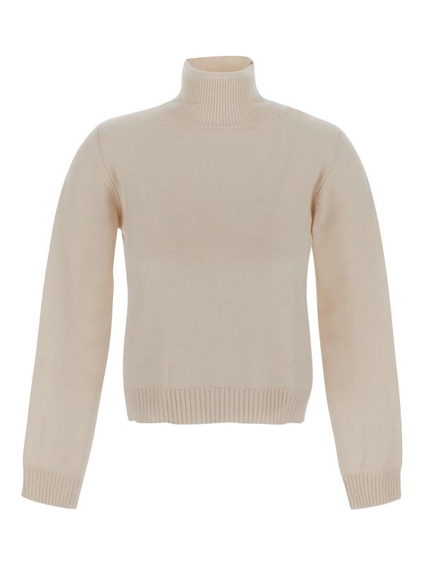 Ballantyne Pull Col Rond - Blanc
