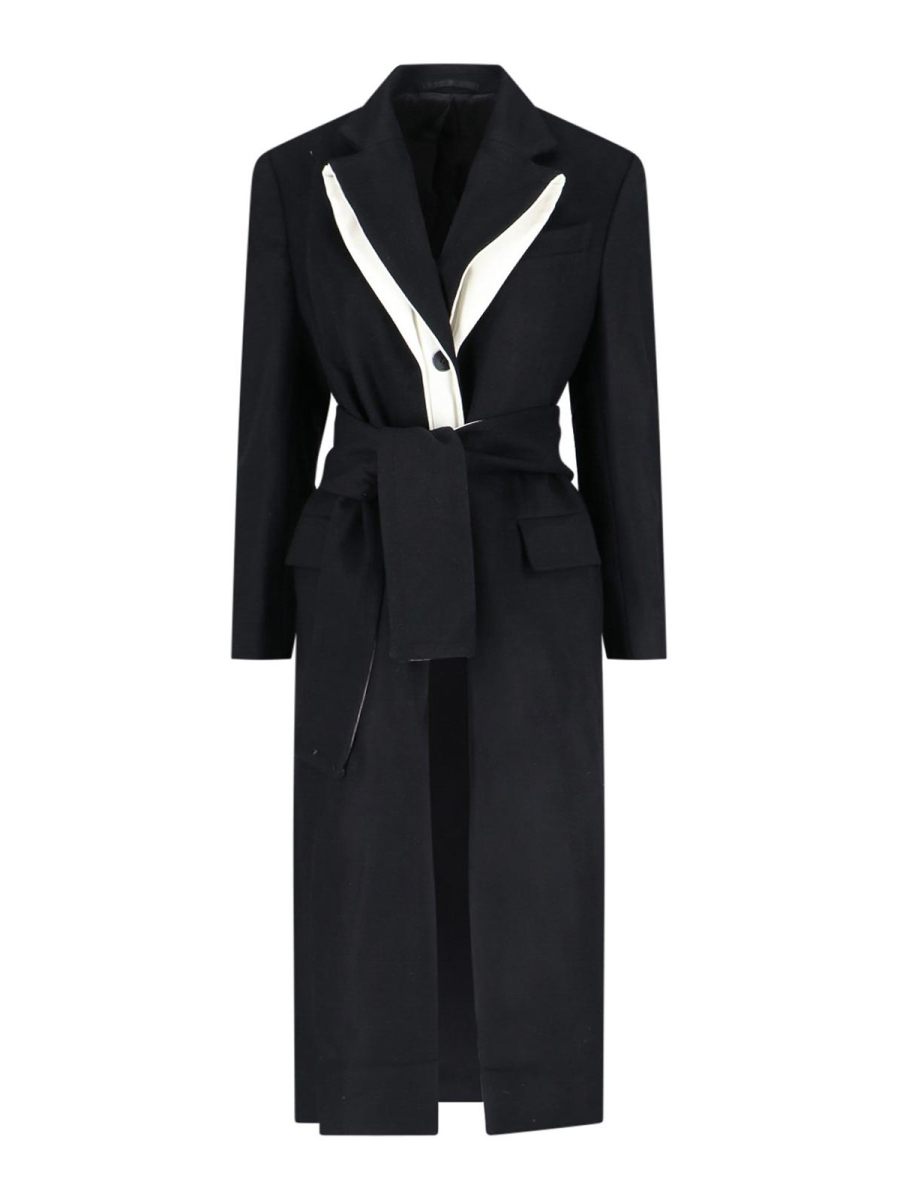 Eudon Choi Manteau Court - Noir
