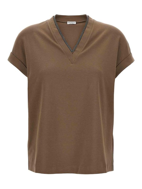 Brunello Cucinelli T-Shirt - Marron