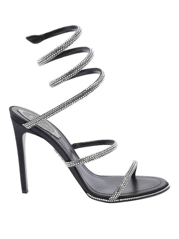 Rene Caovilla Chaussures À Talon - Noir