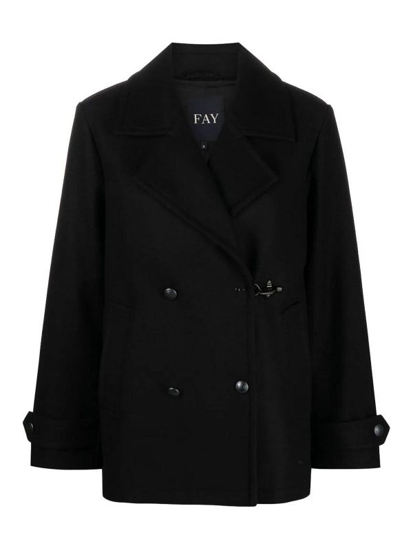 Fay Veste Casual - Noir