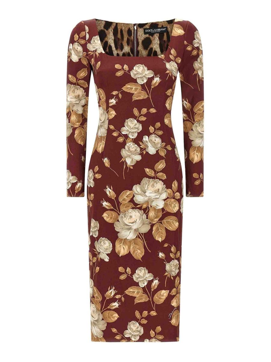 Dolce & Gabbana Robe Au Genou - Multicolore