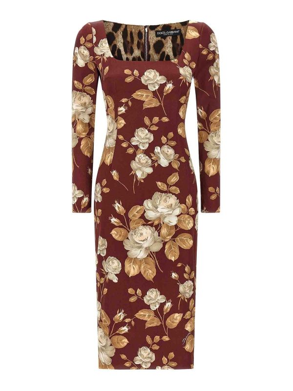Dolce & Gabbana Robe Au Genou - Multicolore