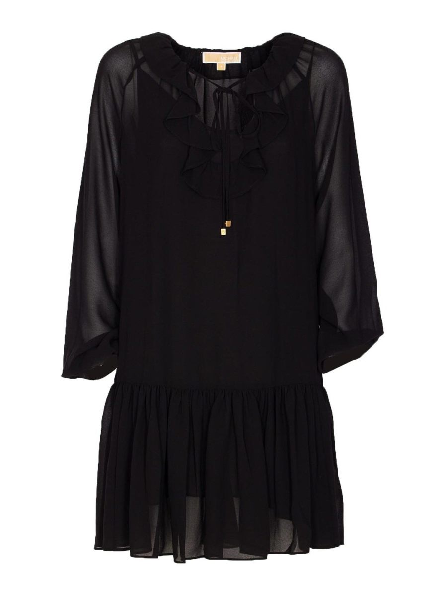Michael Michael Kors Robe Au Genou - Noir