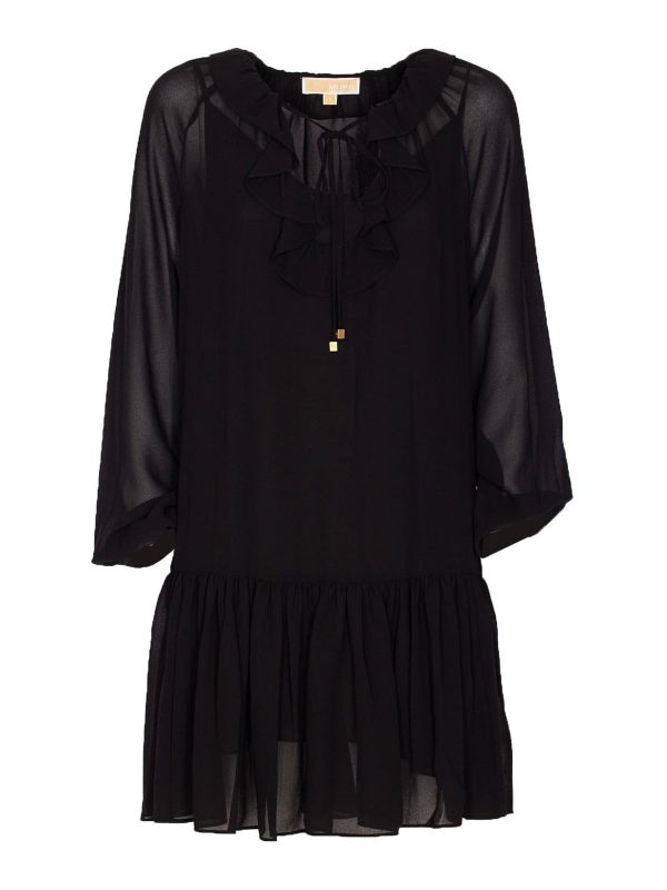 Michael Michael Kors Robe Au Genou - Noir