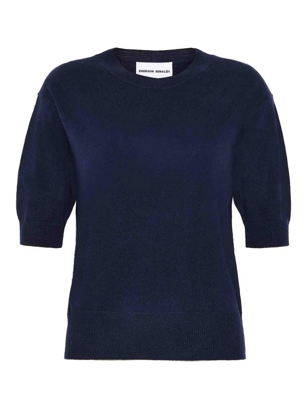 Emerson Renaldi Pull Col Rond - Bleu Foncé
