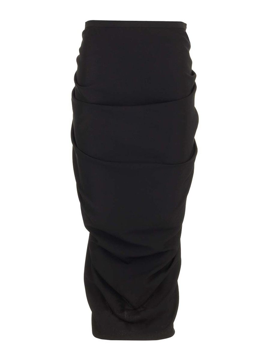 Dries Van Noten Jupe Midi - Noir