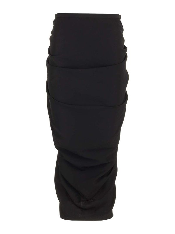 Dries Van Noten Jupe Midi - Noir
