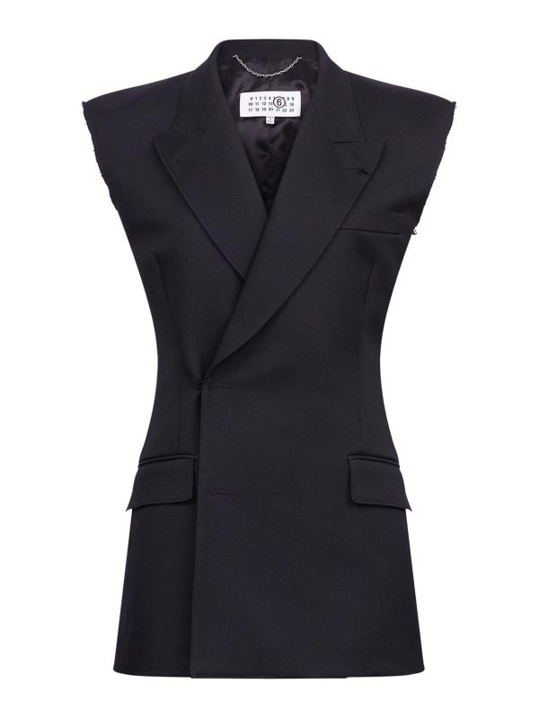 MM6 Maison Margiela Gilet - Noir