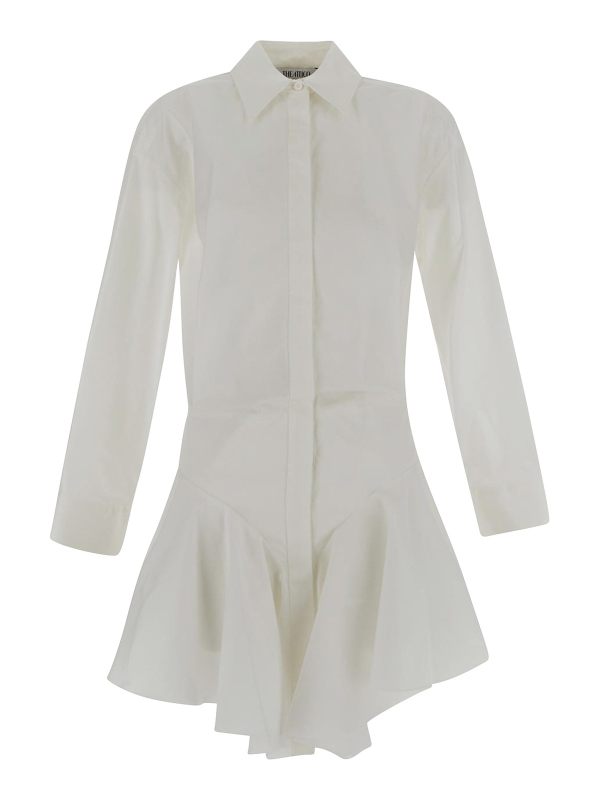 The Attico Robe Au Genou - Blanc
