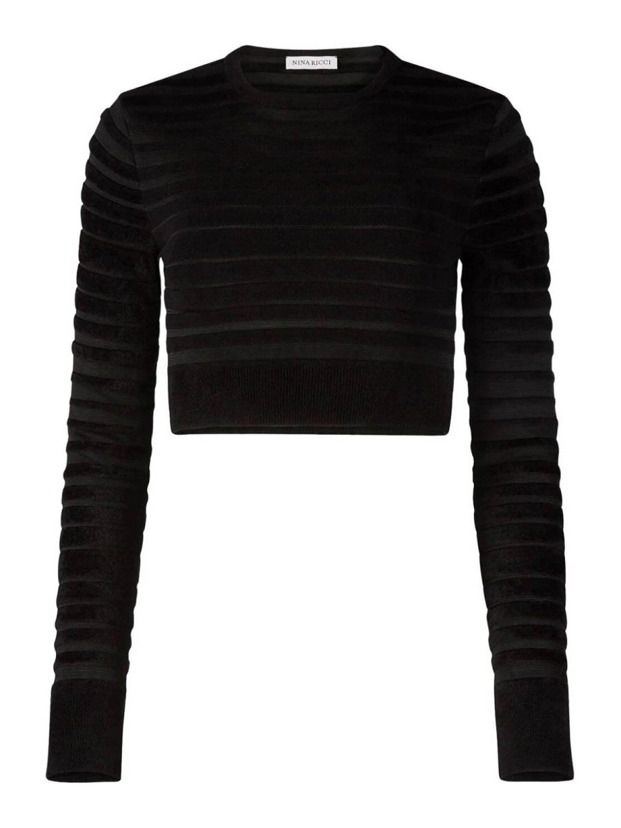 Nina Ricci Top - Noir