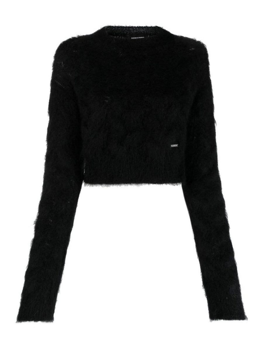 Dsquared2 Pull Col Rond - Noir